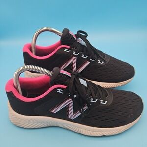 New Balance Drift V1 Running Shoes Women's Size 7.5 Black Pink Trainers Sneakers